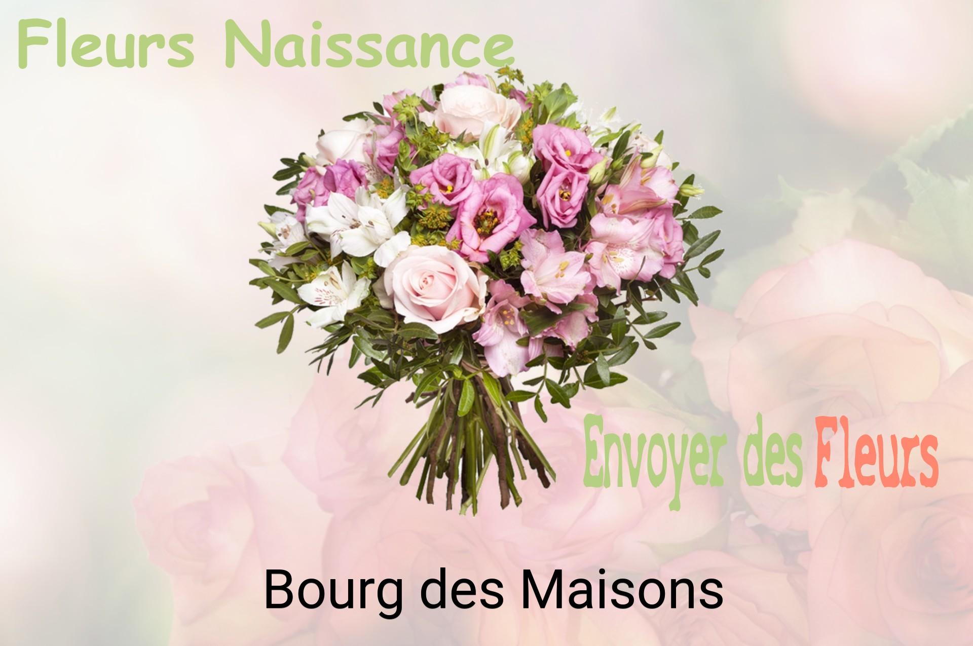 Bouquet de fleurs de naissance livré à Bourg-des-Maisons